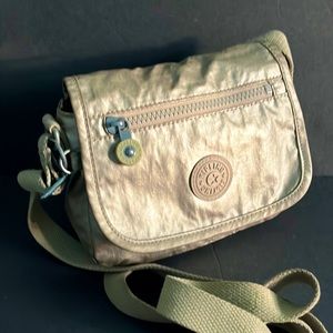 Kipling Metallic  Crossbody Messenger Bag